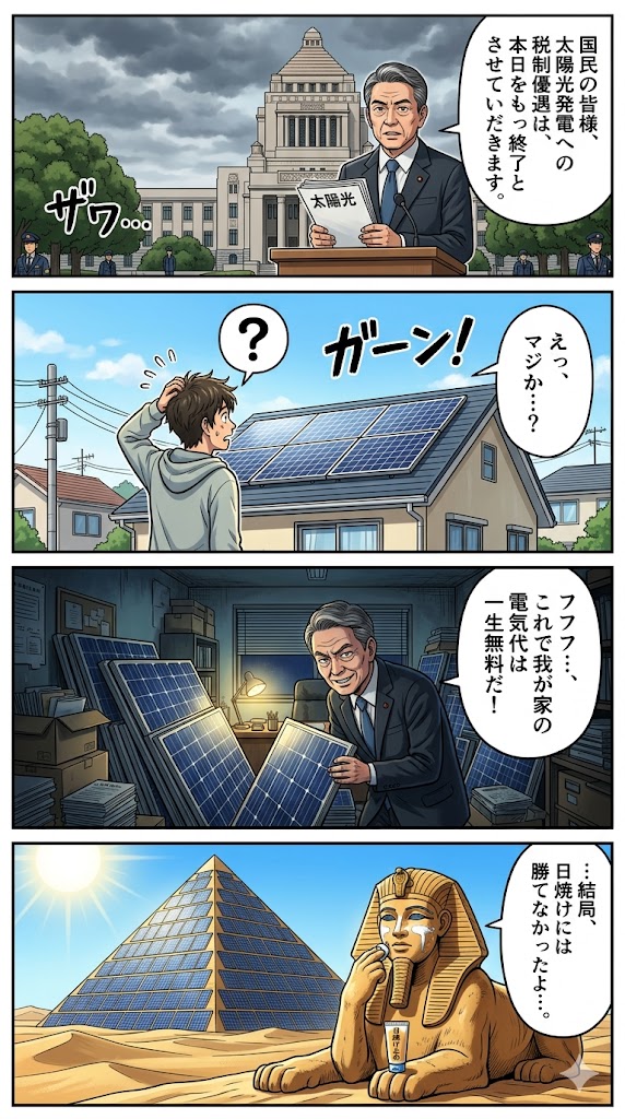 太陽光×税制優遇の終焉？