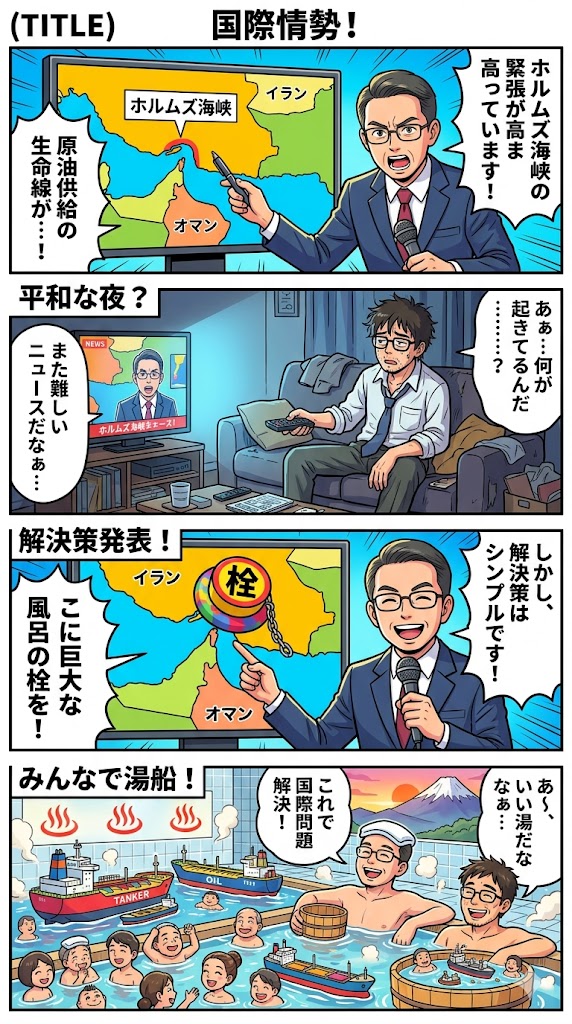 ホルムズ海峡封鎖の最適解