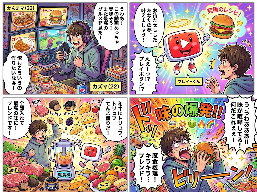 神バーガー、鬼うま合体！？