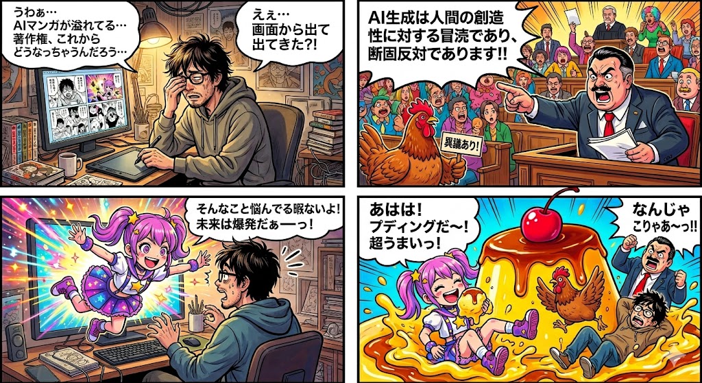 AIマンガ、著作権は誰に？