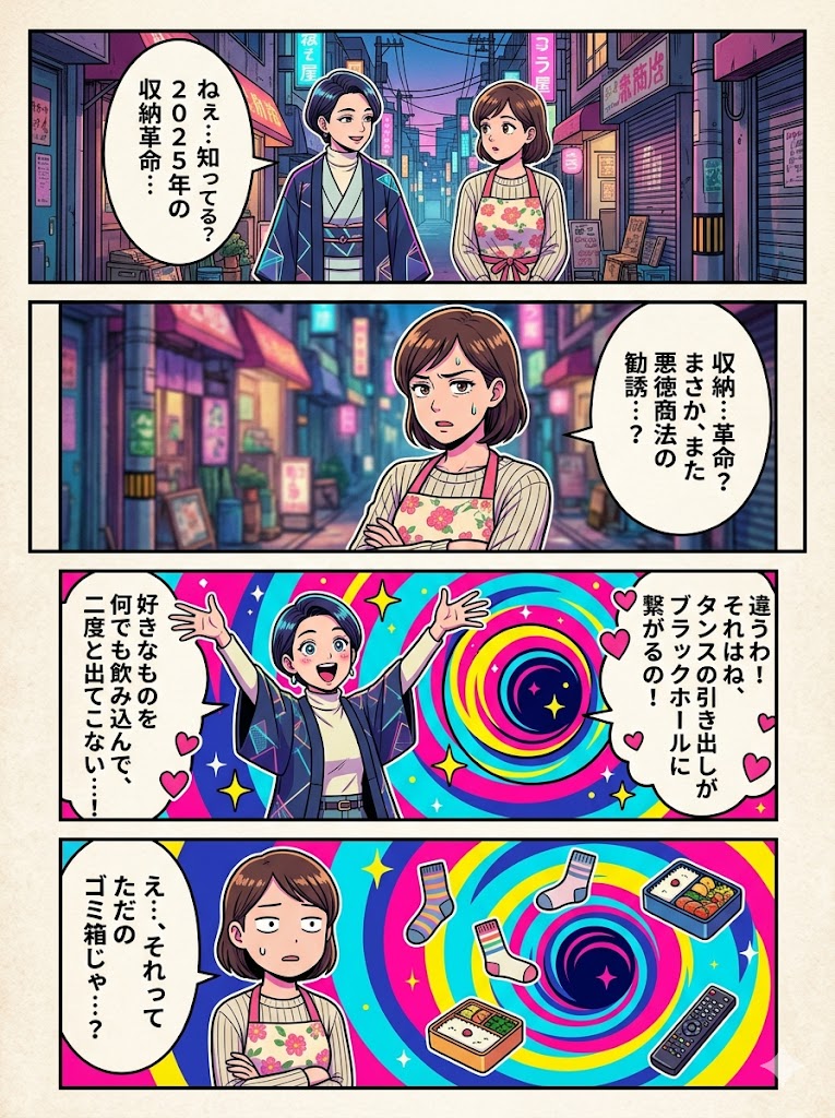 主婦の秘密…収納革命2025