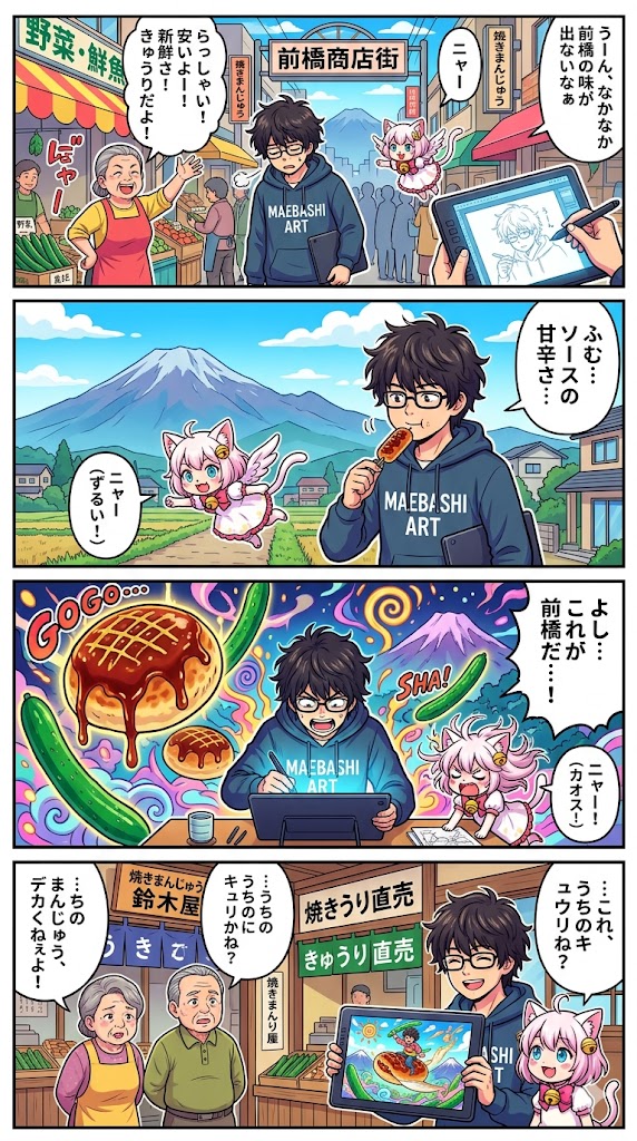 AI絵師、前橋に降臨！？
