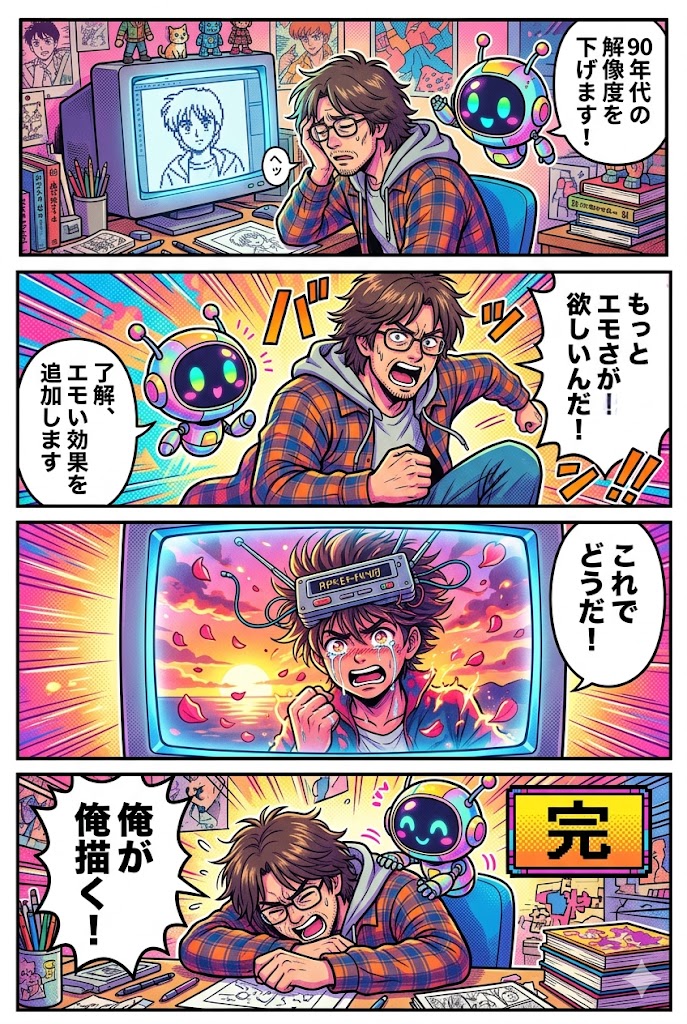 AIマンガ：90年代リバイバル？