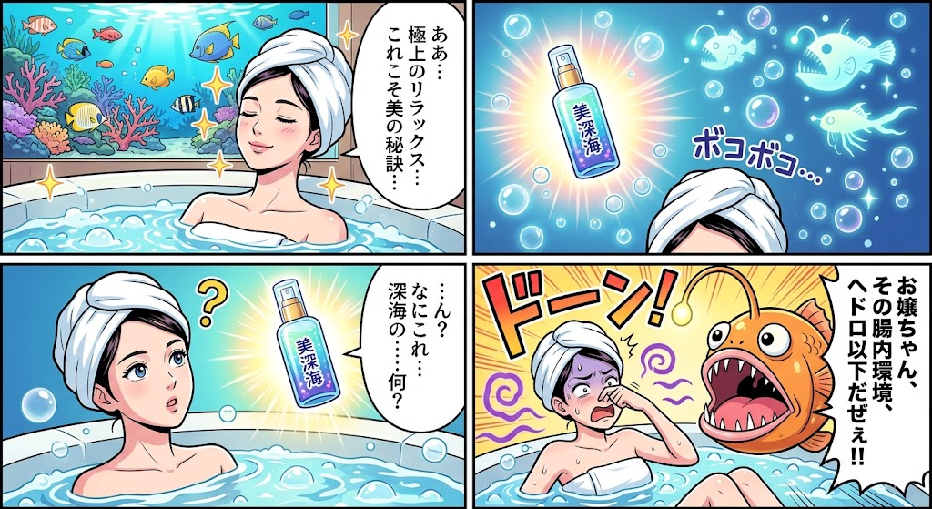 腸活×深海!?美魔女の秘密