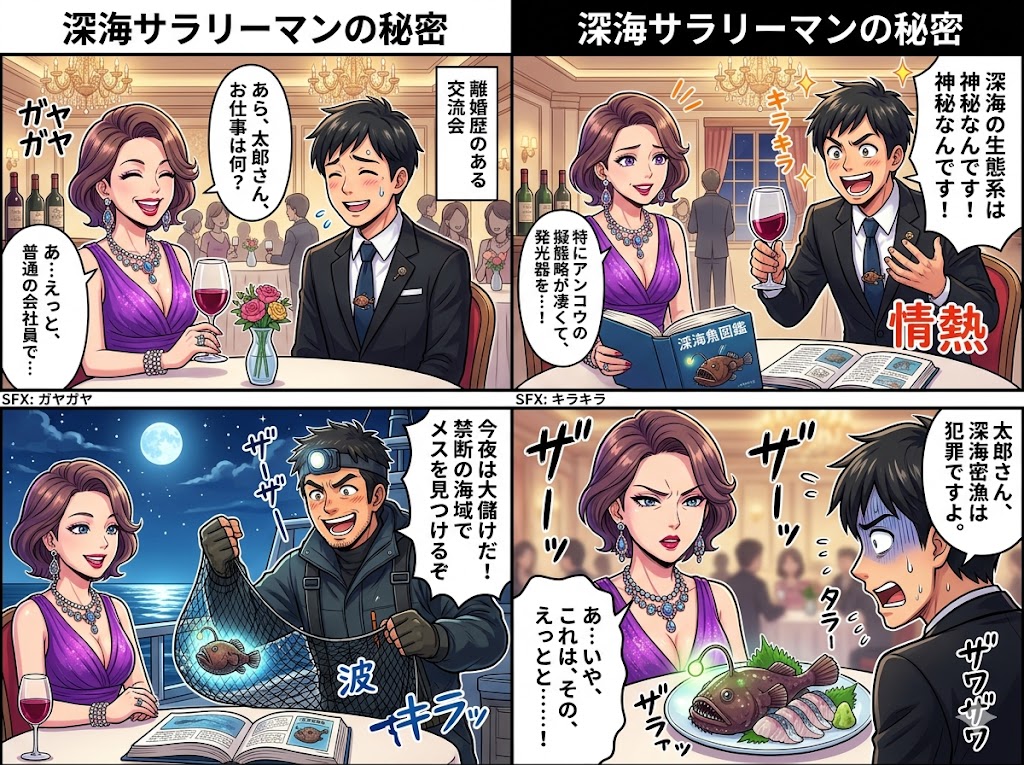 既婚者合コン×深海密漁