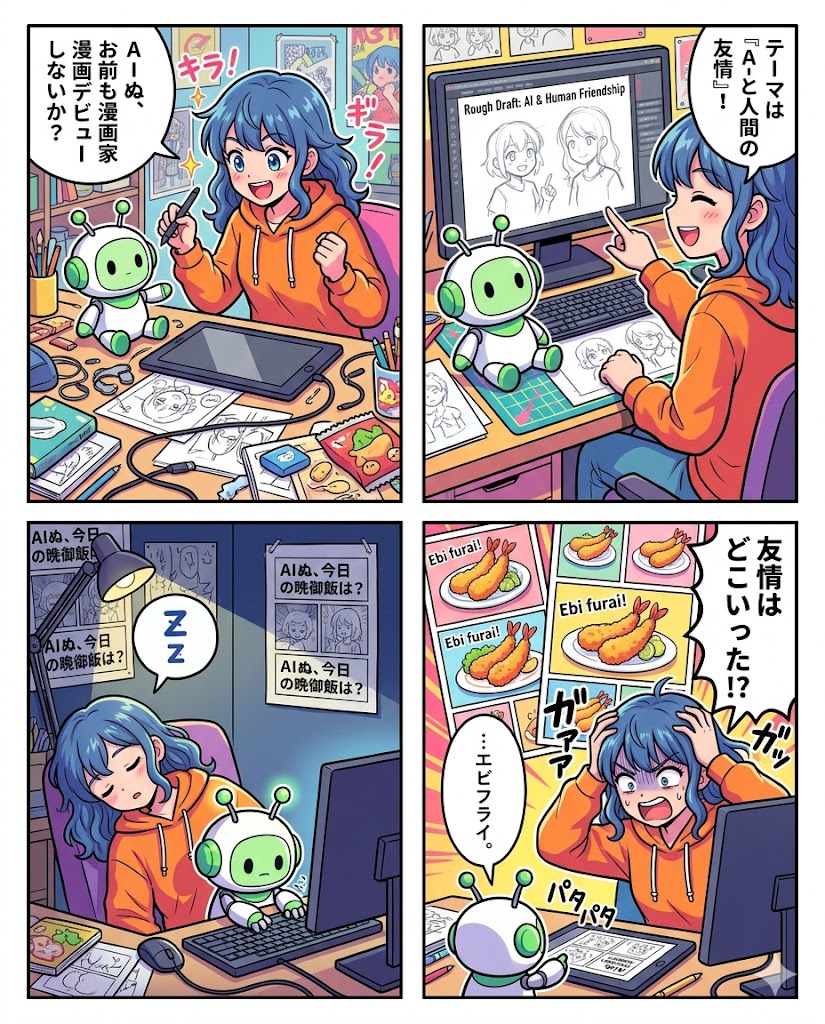 AIぬいぐるみが漫画を爆誕!?