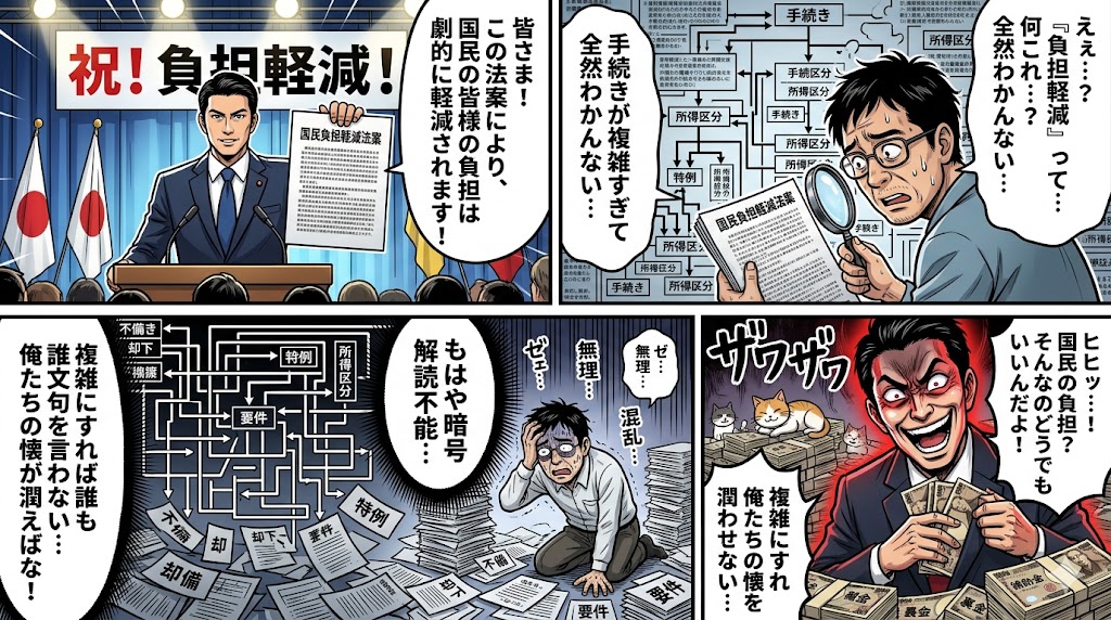 制度改正の死角：官庁発表の裏