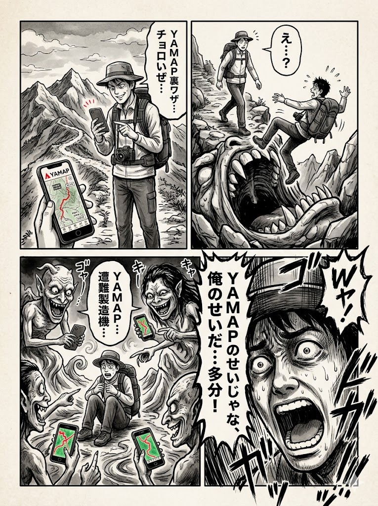 YAMAP裏ワザ：遭難回避術