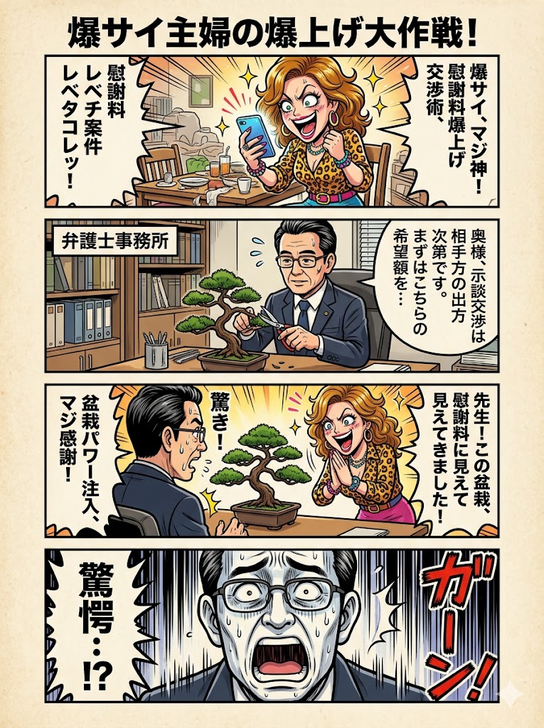 爆サイ不倫、慰謝料裏交渉