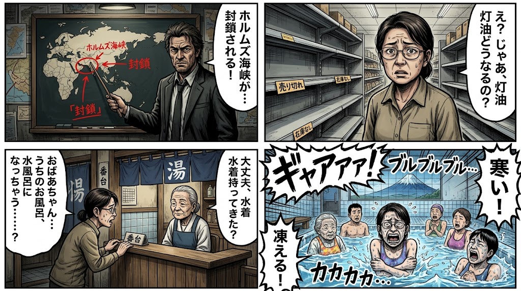 ホルムズ海峡封鎖と国家備蓄