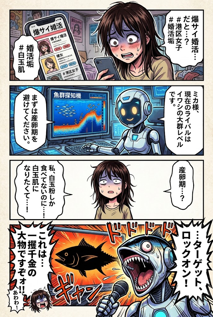 爆サイ婚活、漁業AI転用!?