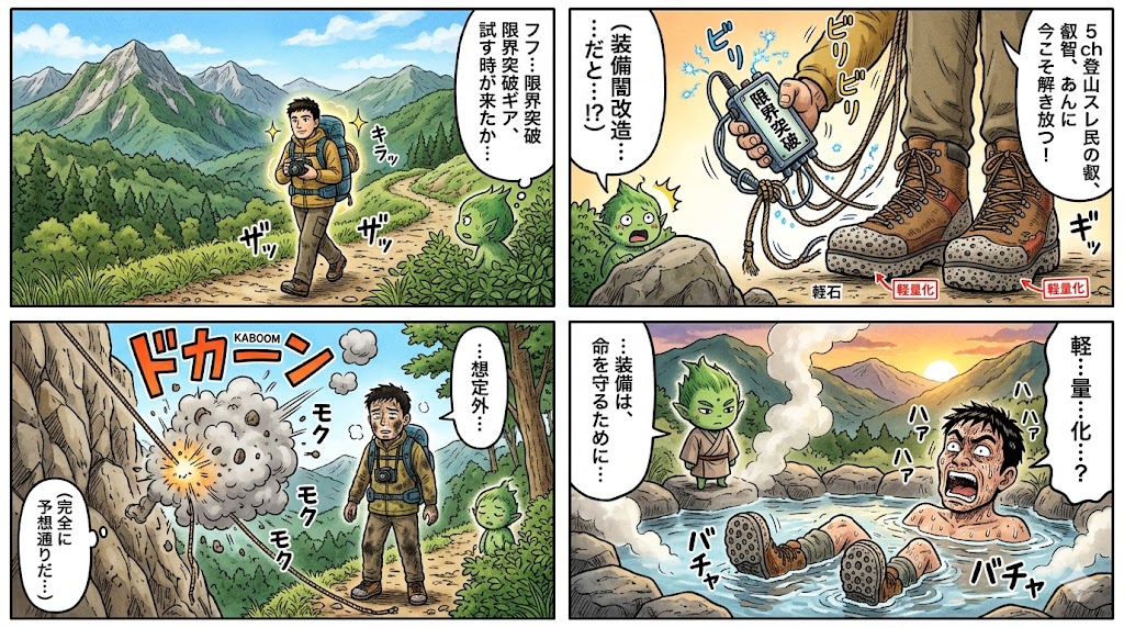 5ch登山スレ：装備闇改造
