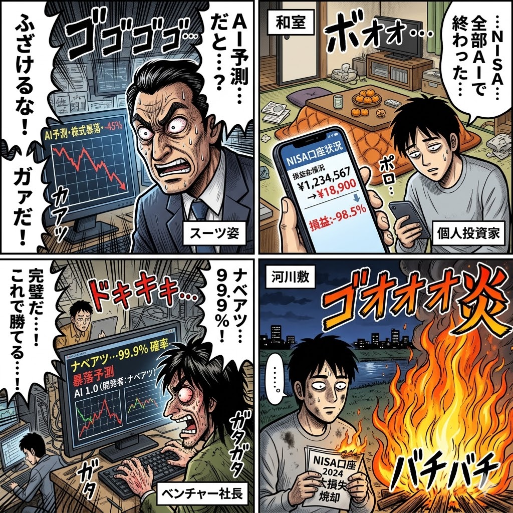 NISA爆損!?AI倒産予測