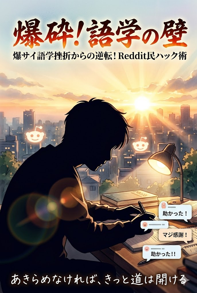 爆サイ語学挫折からの逆転！Reddit民ハック術