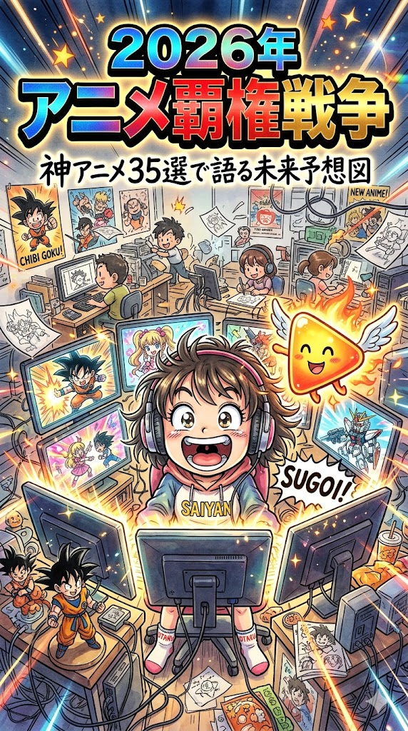 2026年アニメ覇権戦争勃発!?神アニメ35選で語る未来予想図