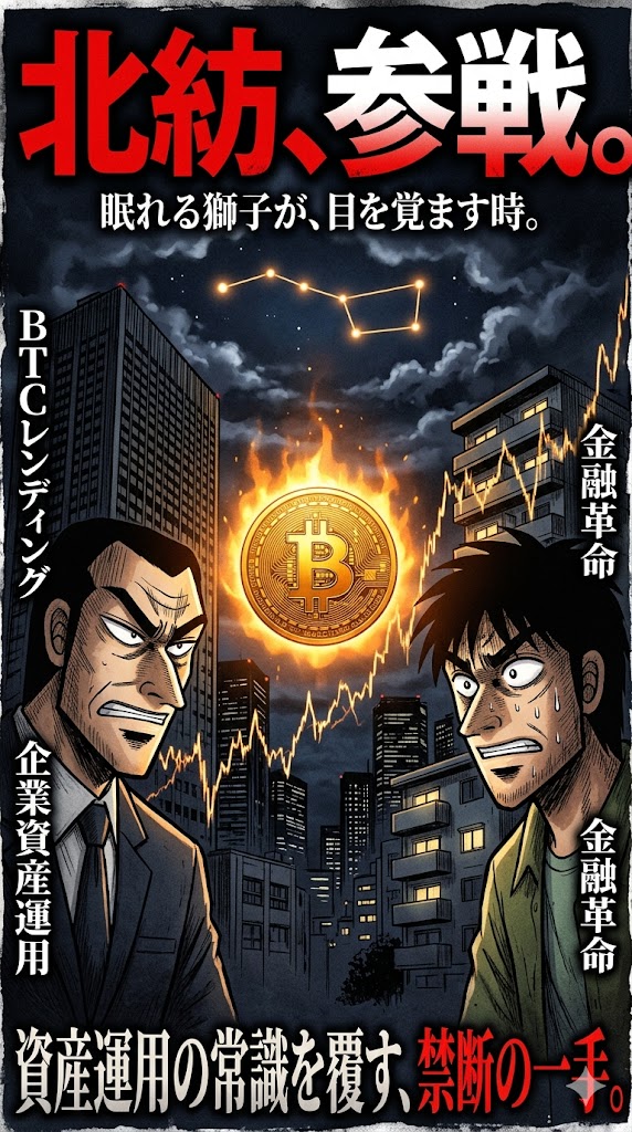 北紡参入！企業資産運用、BTCレンディングの衝撃