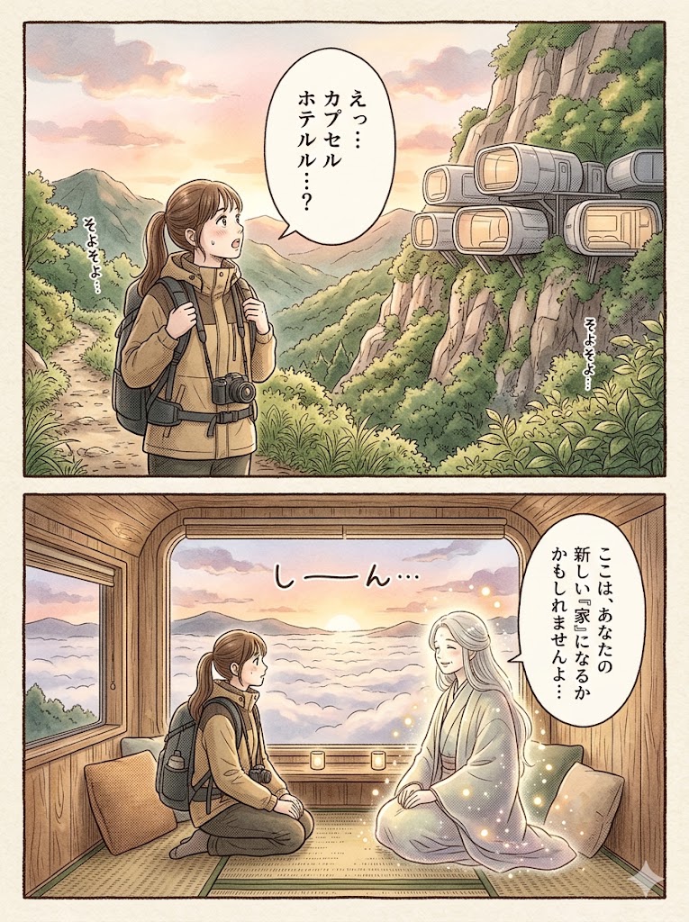 2039年カプセルホテル激変予測：登山基地化と多拠点生活