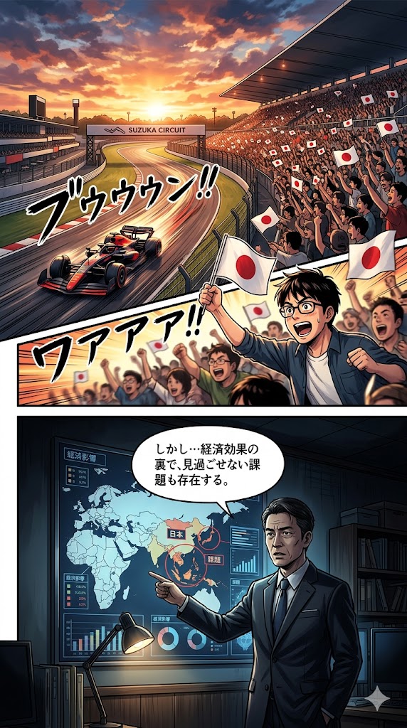 F1ブーム再燃！鈴鹿31万人が示す経済効果と課題