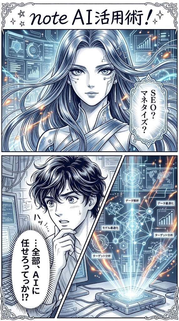 note AI活用術！SEO対策＆マネタイズ戦略でコンテンツを成功へ導く！
