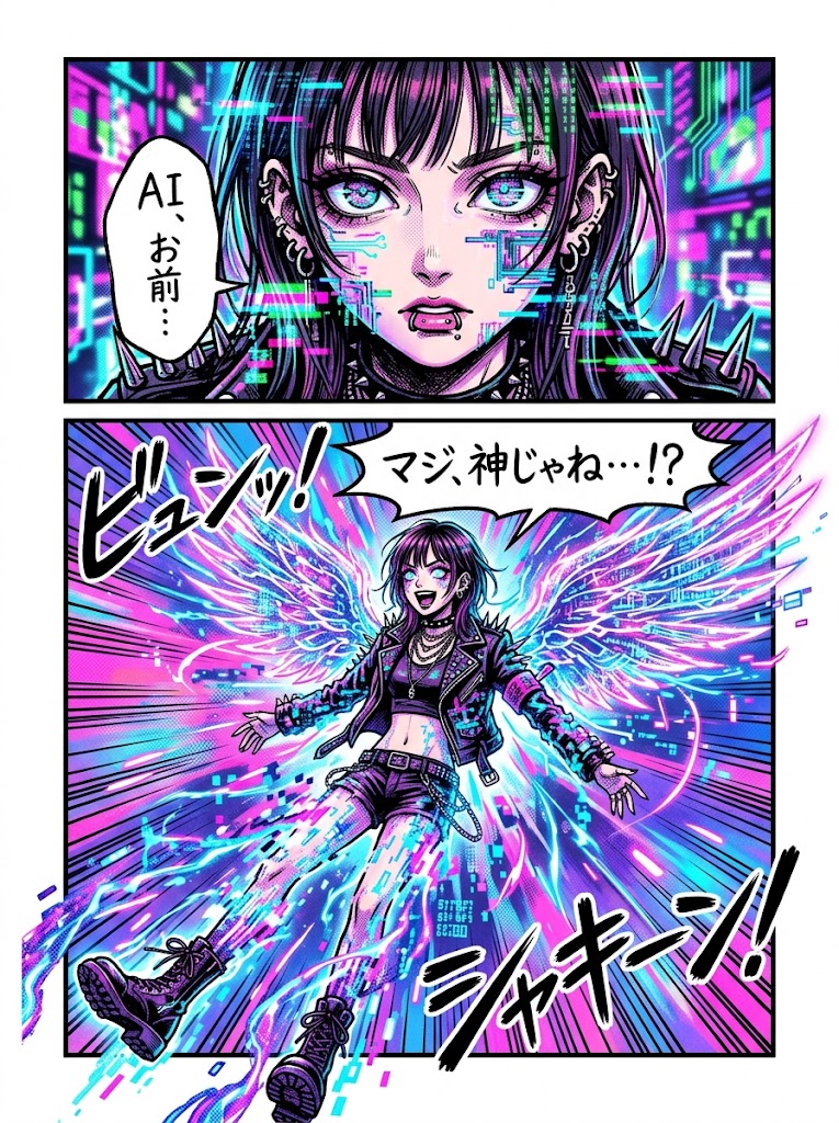 マンガ雑誌：AI道場
