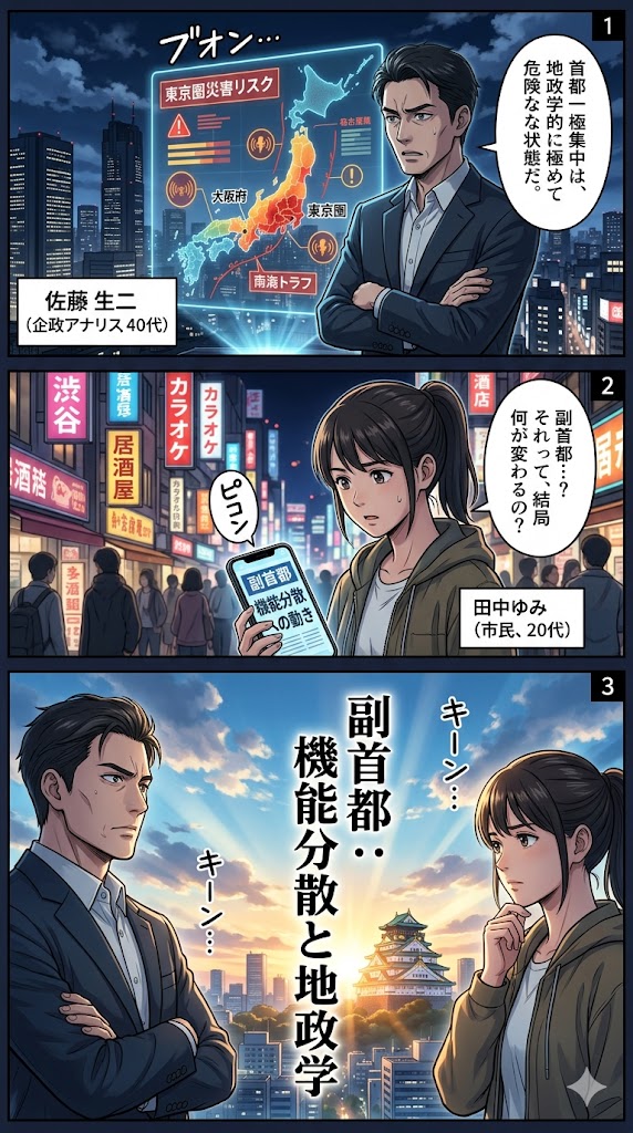 副首都：機能分散と地政学
