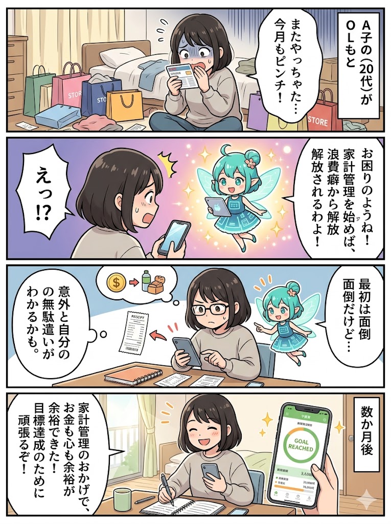 浪費からの解放：家計管理と自己成長の3ステップ