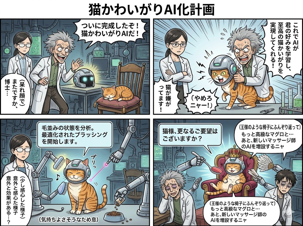 猫かわいがりAI化計画