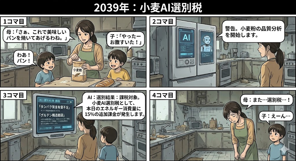 2039年：小麦AI選別税