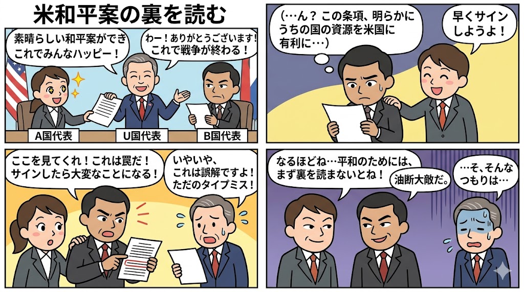 米和平案の裏を読む