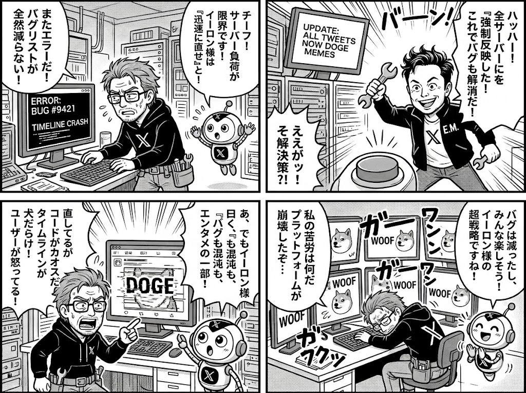 X(旧Twitter)不具合と仕様変更！イーロン・マスク最新情報＆SNS戦略