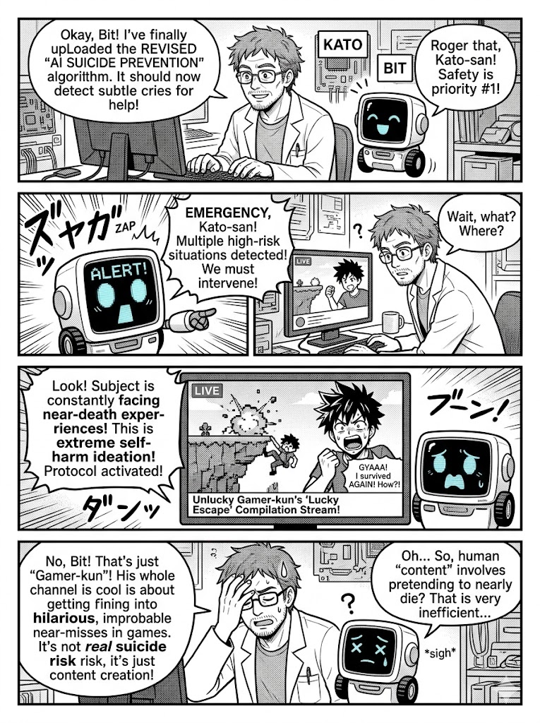 飛び降りAI vs 神回避配信者