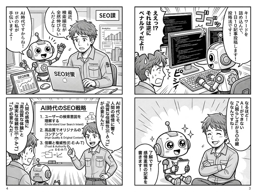 AI時代のコンテンツ戦略：検索ニーズを捉え、成果を生む3部作SEOガイド