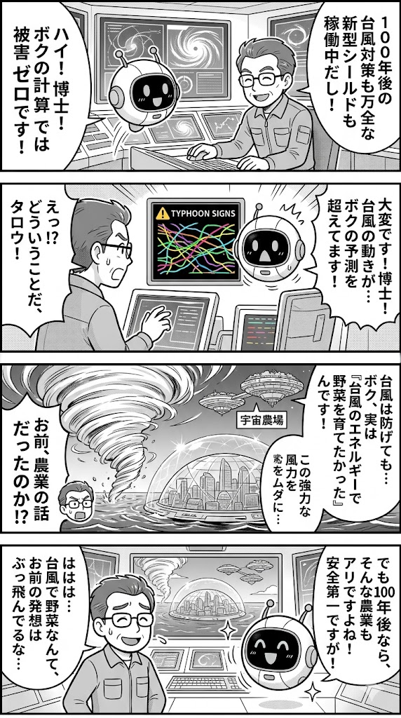 100年後の台風と防災