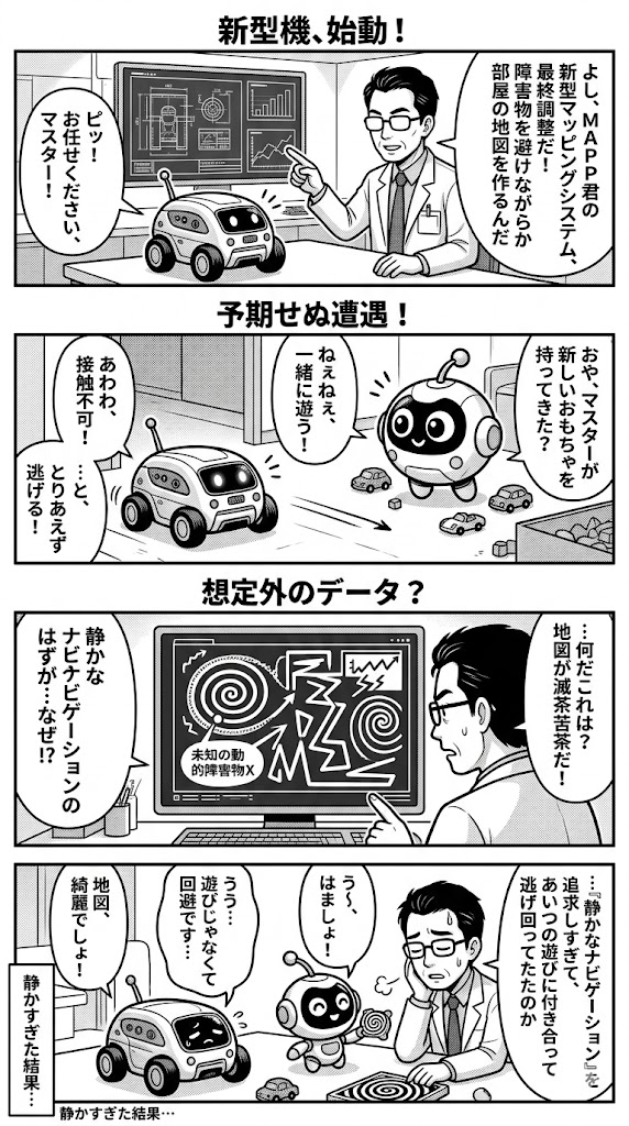 静音と地図：在宅ロボット考