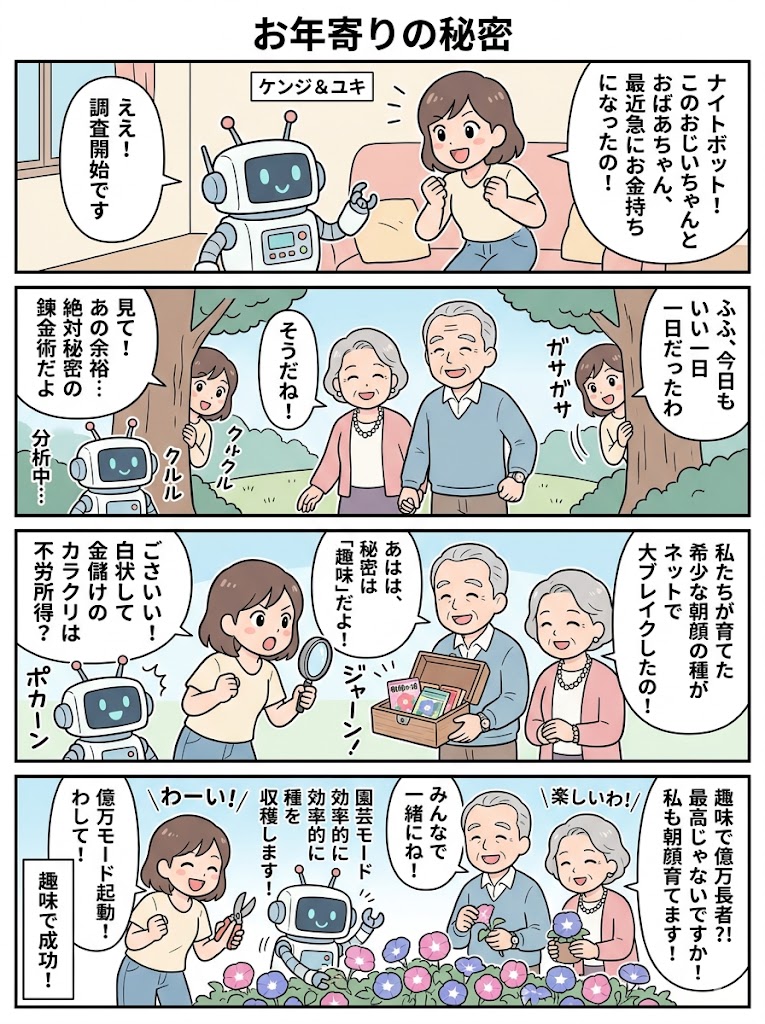 熟年夫婦の嵐：裏ワザで豊かに