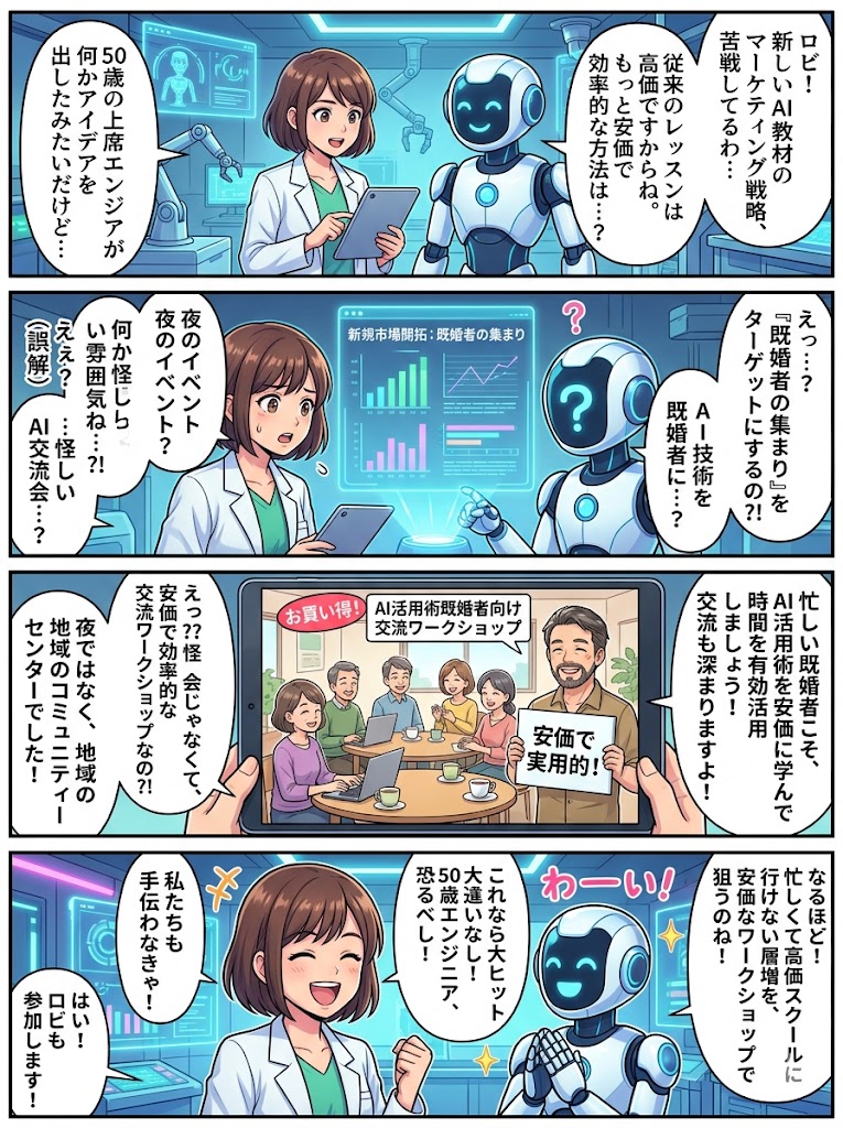 【AI時代の逆張り 第2回】習い事はコスパ最悪？50代AIエンジニアが「既婚者集会」をターゲットにするマーケティング的理由
