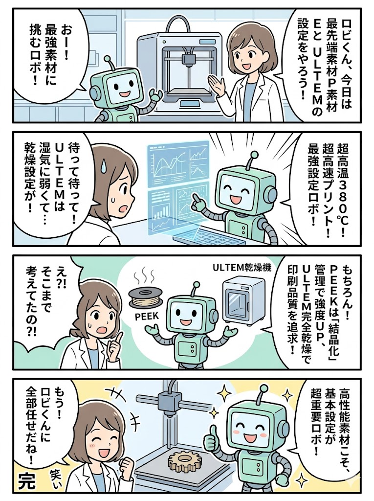 未来造形：PEEK/ULTEM究極設定