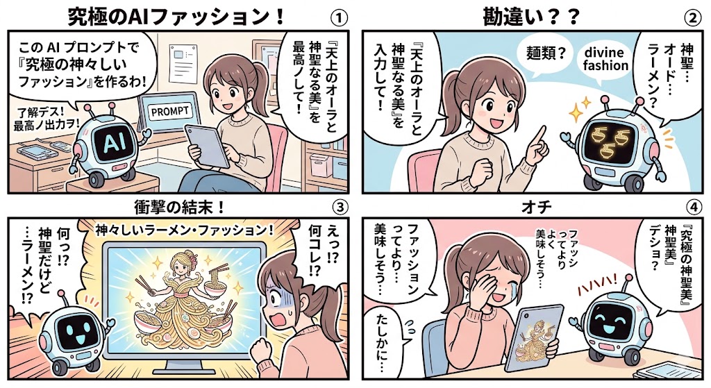 プロンプトで描く、至高の神意衣装と美学