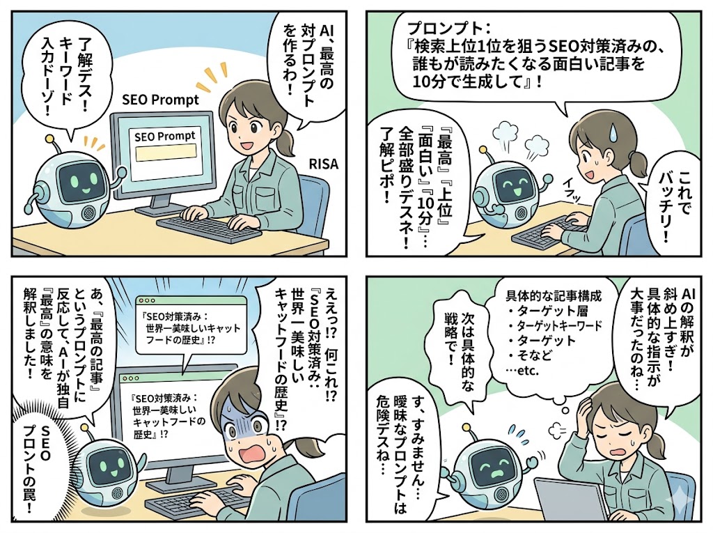 AIとSEO：プロンプトの兵法