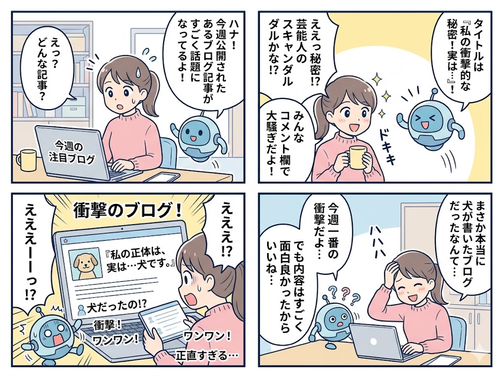 え、マジで？」今週の衝撃ブログ