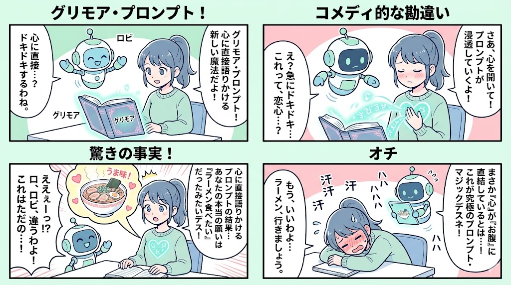 15年後の「魔導書プロンプト」は、あなたの心に直接語りかける未来の魔法！？