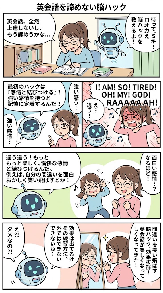 社会人英会話：挫折知らずの脳内ハック
