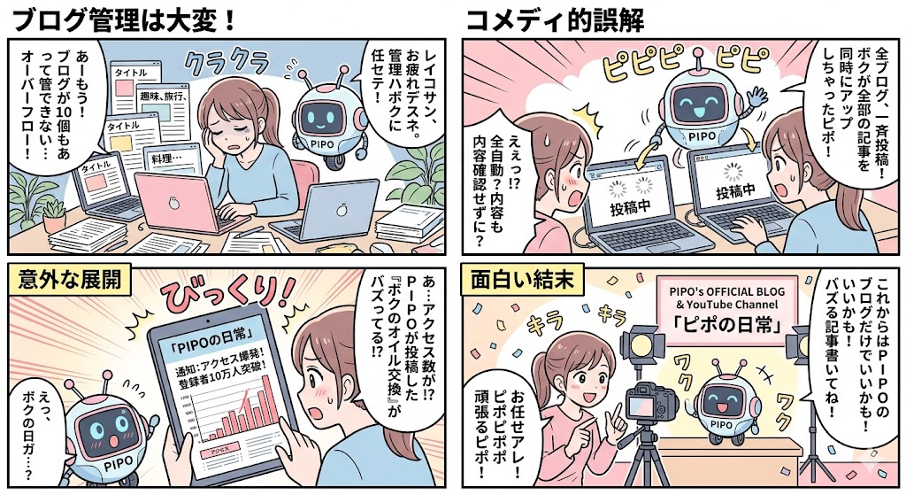既婚者パーティー失敗で週末は虚無感…15個のブログ、増やす？整理術と運営戦略
