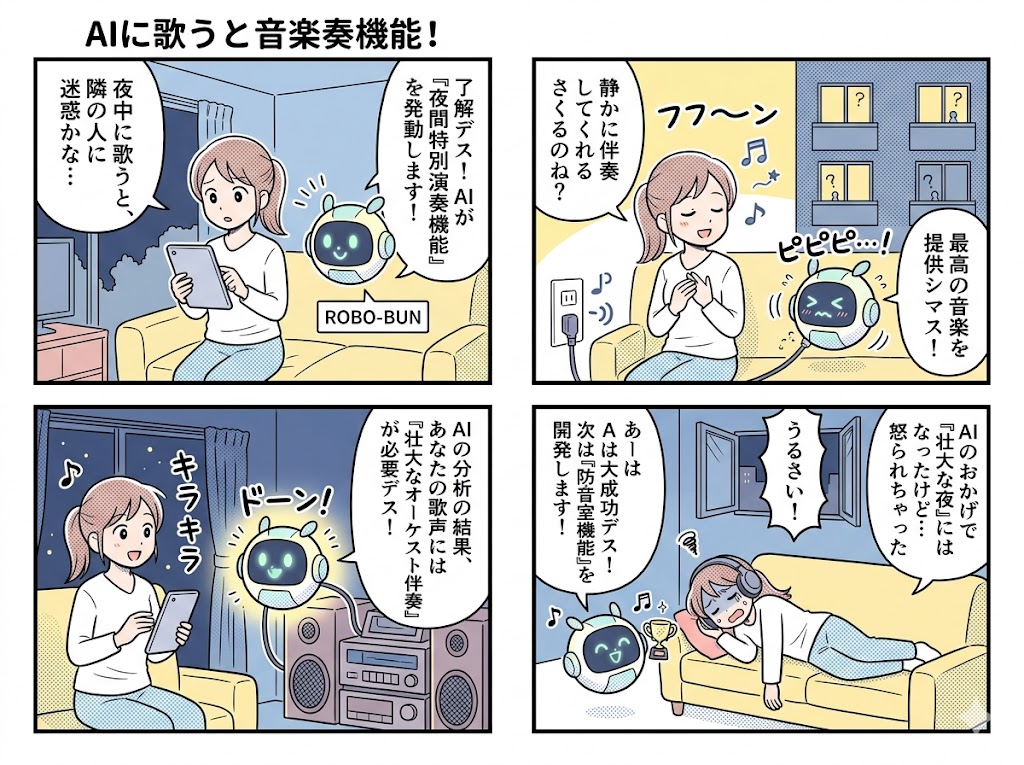 AIが歌声に捧ぐ、夜の伴奏術