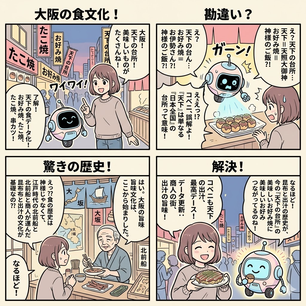 大阪食文化、歴史の皿