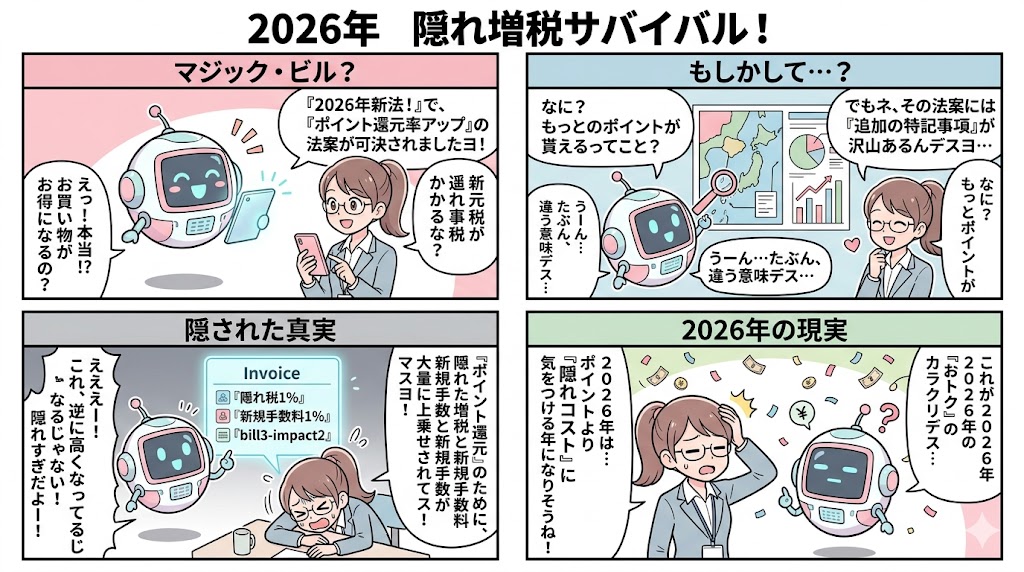 2026年隠れ増税と法案可決の最新影響
