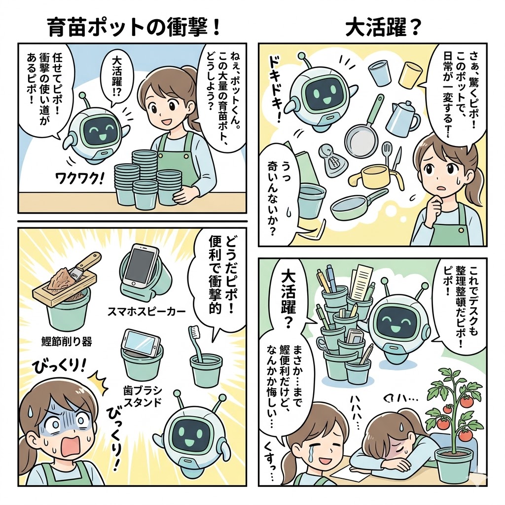 神回確定！苗ポットの衝撃活用術