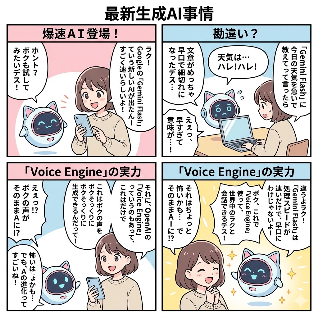 2024年最新】Google Gemini Flash、OpenAI Voice Engine…生成AI最前線を徹底解説！