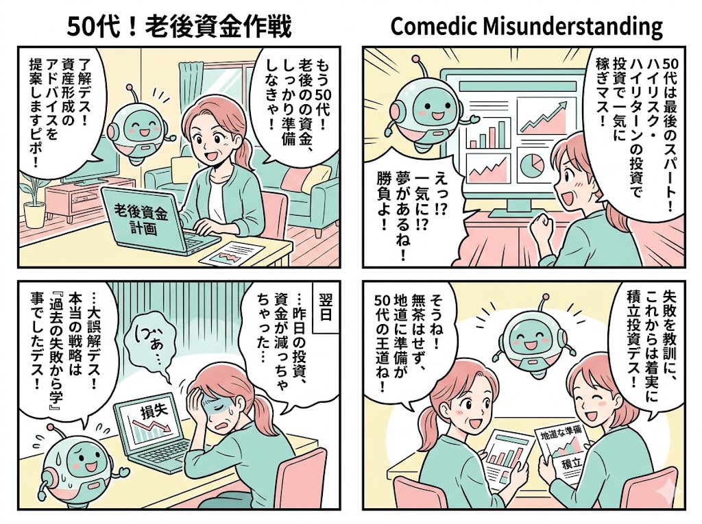 50代老後資金：失敗に学ぶ戦略