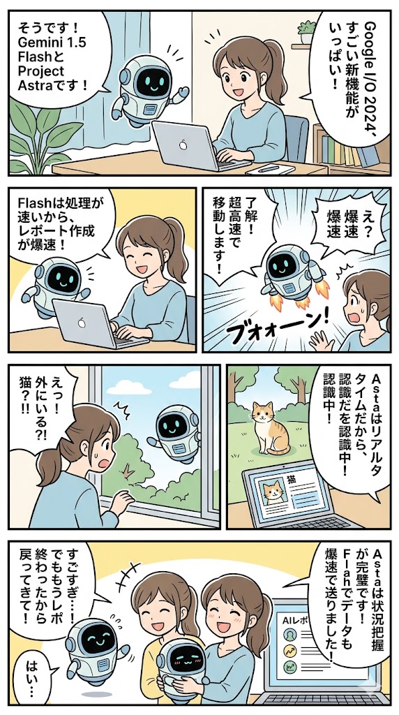 Google I/O 2024 最新AI戦略を深掘り!Gemini 1.5 FlashとProject Astraが描く未来
